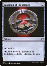 Talismã da Indulgência / Talisman of Indulgence - Magic: The Gathering - MoxLand